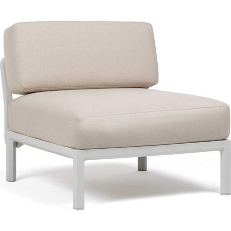 NARDI outdoor Gartenlounge-Mittelelement Maximo weissgrau  