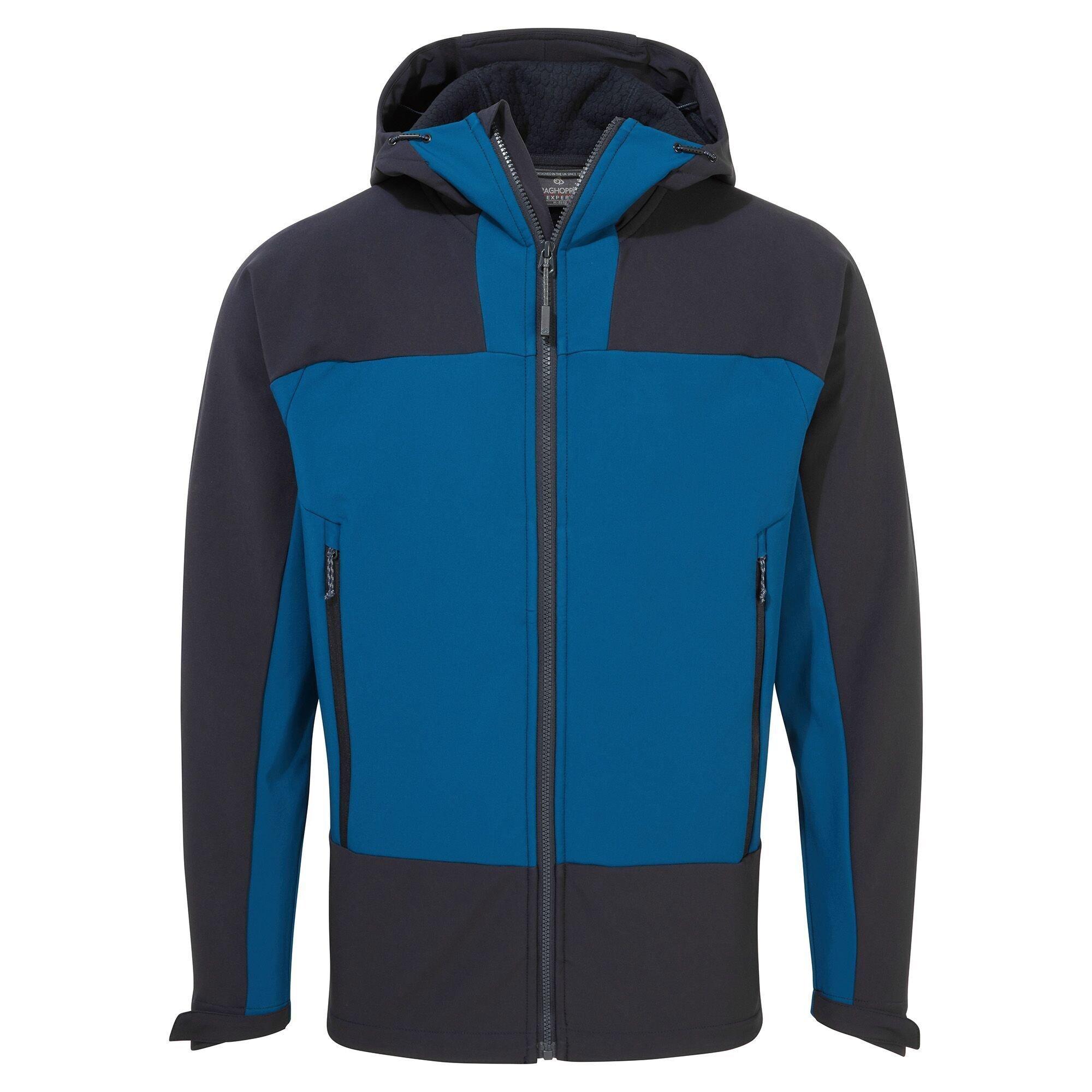 Image of Expert Softshelljacke Mit Kapuze Aktiv Herren Blau XL