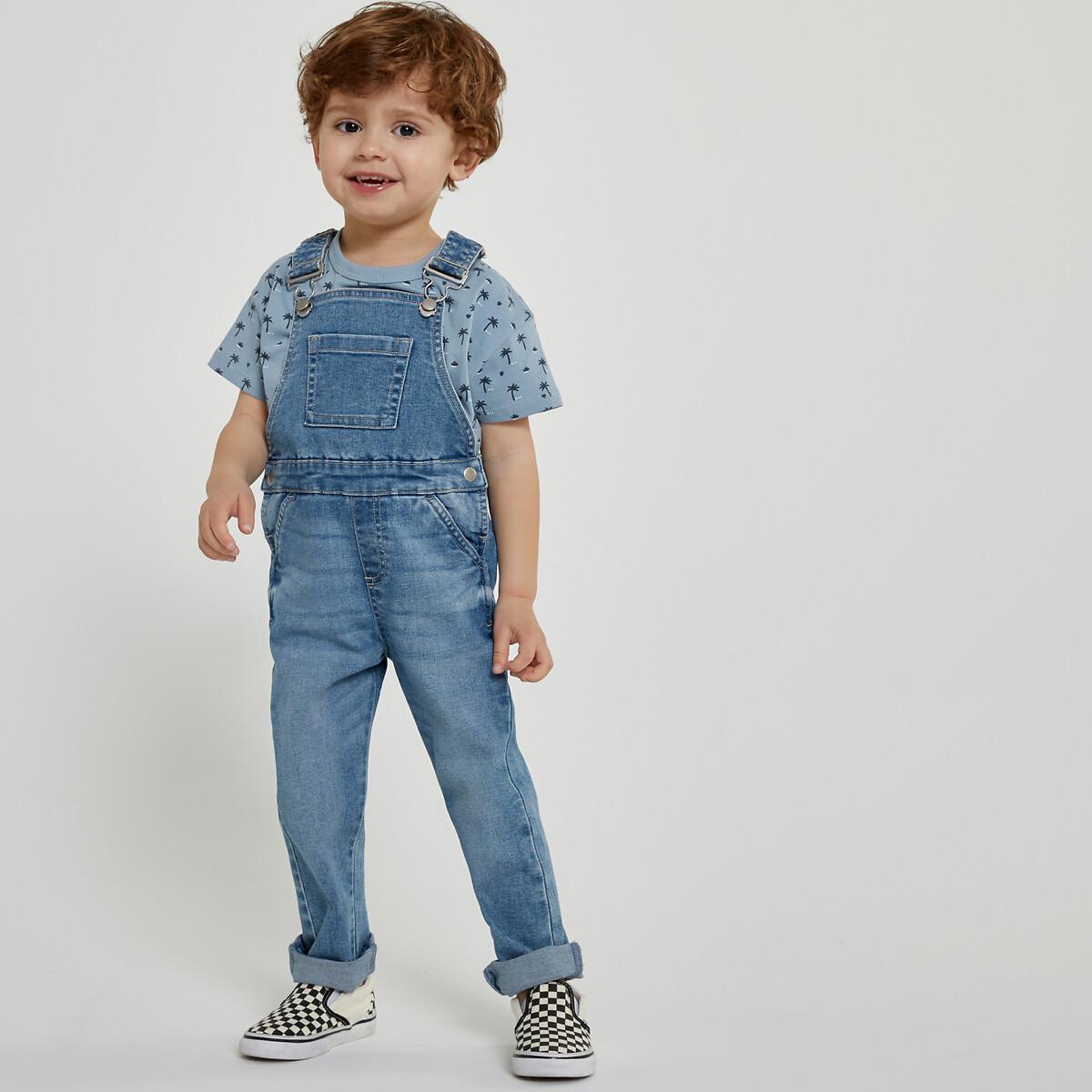 Image of Jeans-latzhose Unisex Blau 86