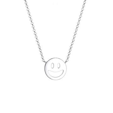 Collier Femmes Pendentif Smile Visage