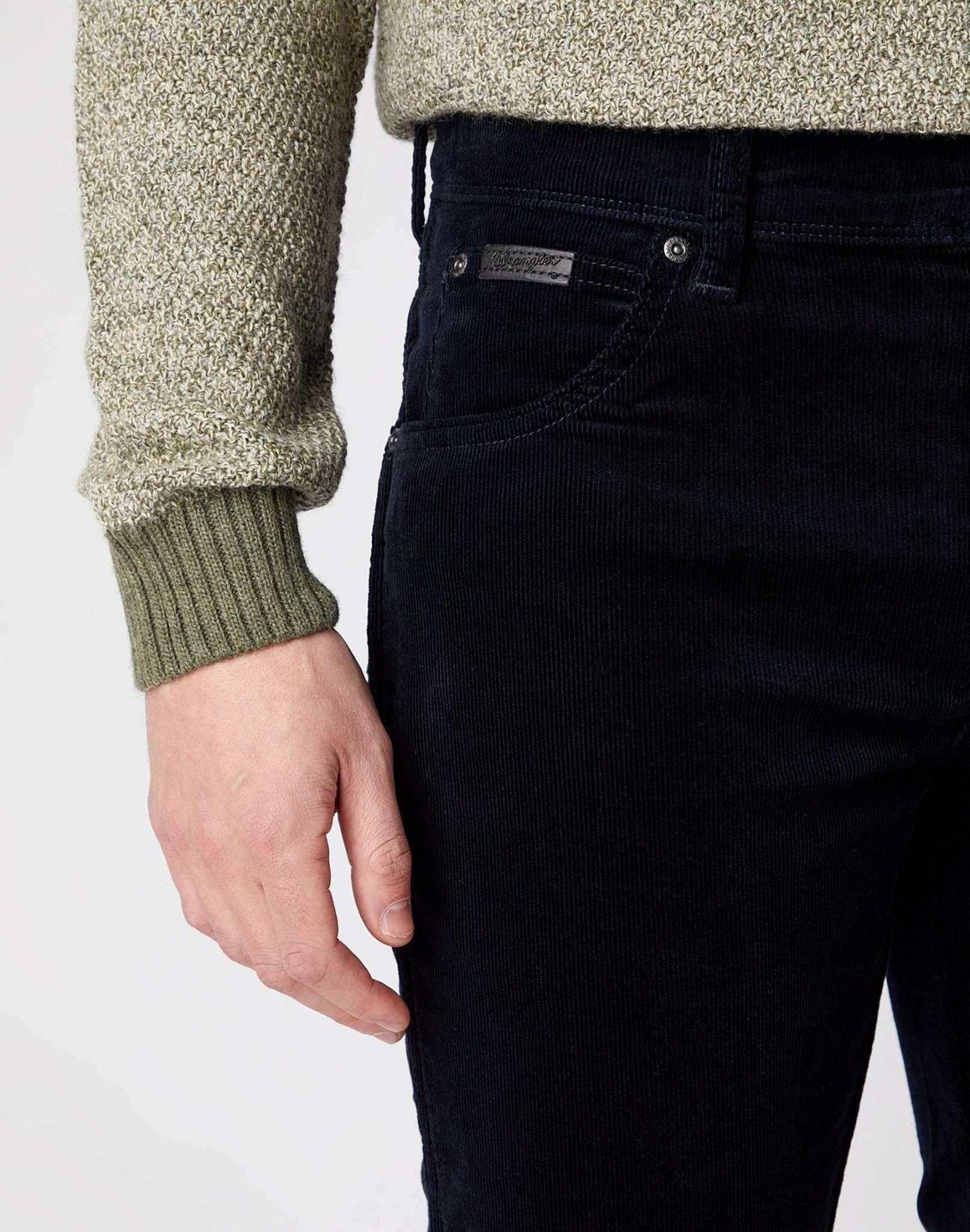 Wrangler Pantaloni Texas Slim in Velluto a Coste  