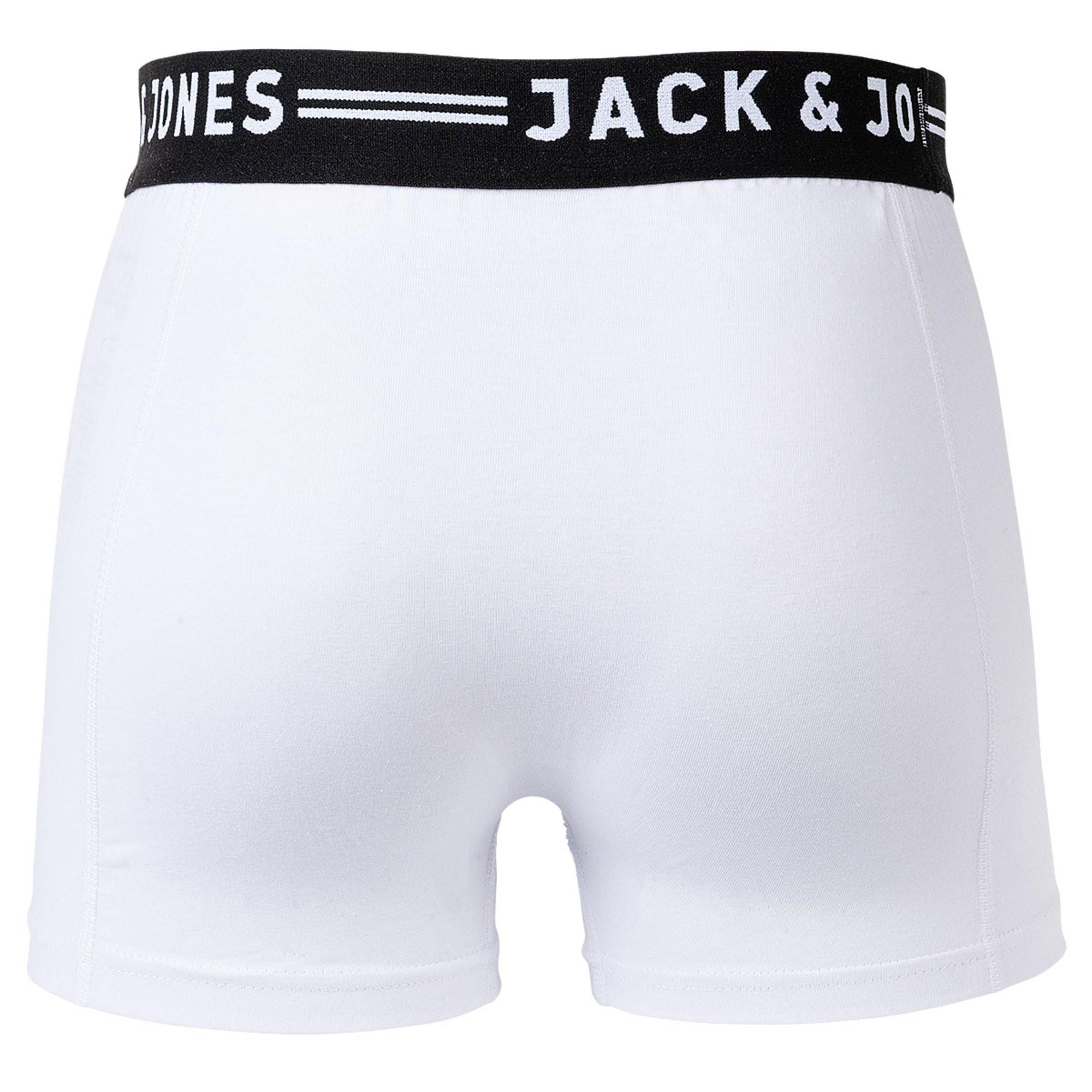 JACK & JONES  Boxer Uomini Confezione da 3 Stretch-SENSE TRUNKS 3 PACK 