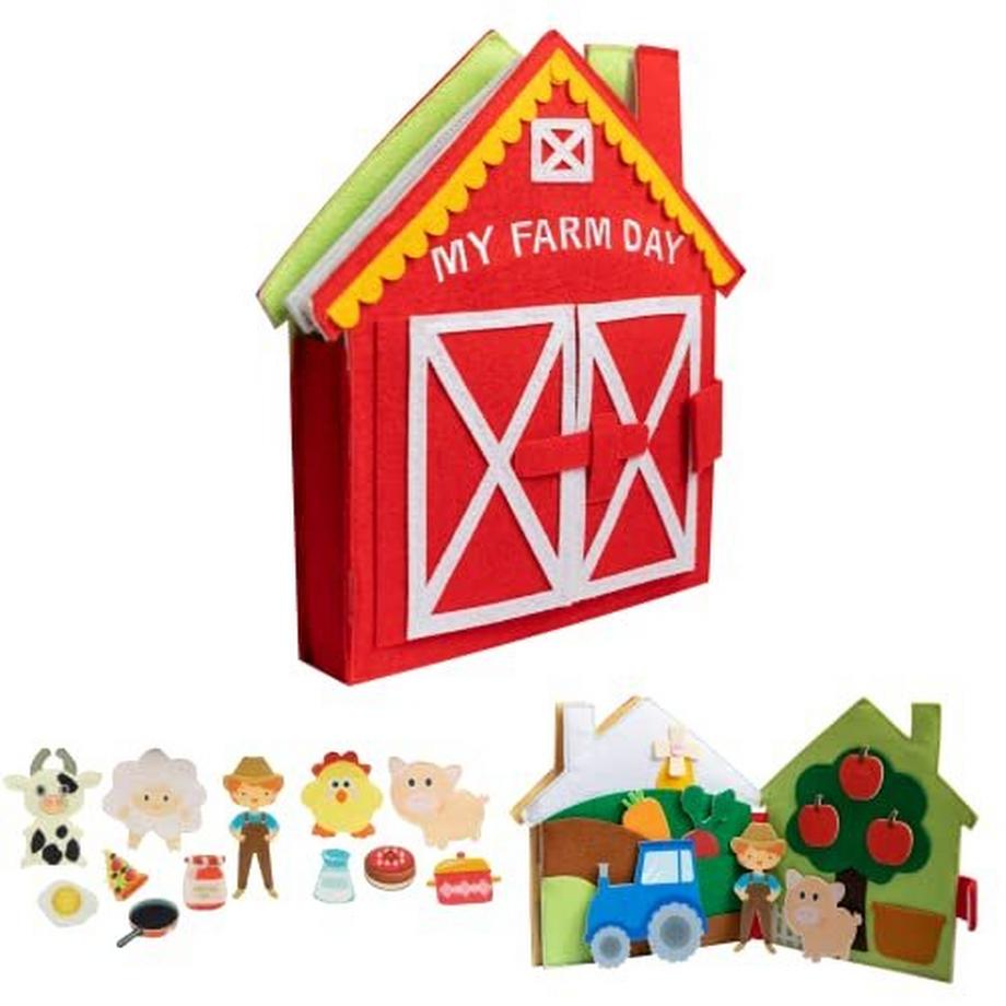 Activity-board  Quiet Book | Pädagogische Sensory Fabric Buch 