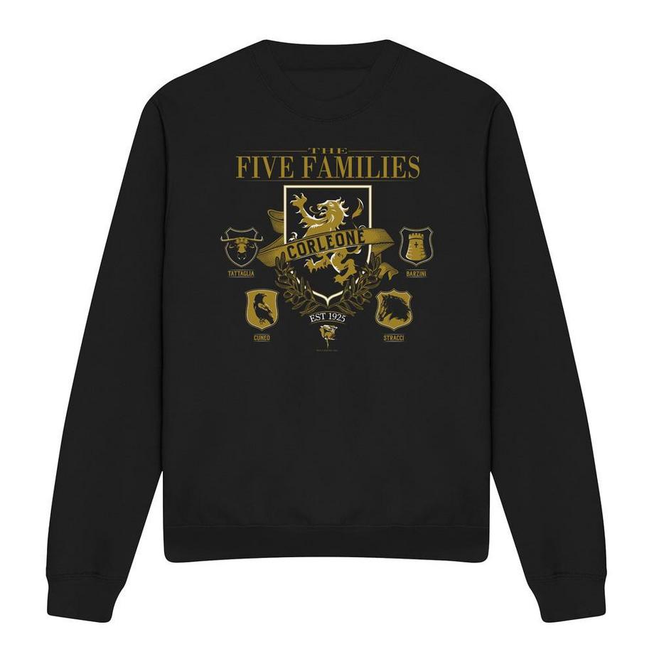 The Godfather Five Families Bedrucktes Regular Fit Sweatshirt  