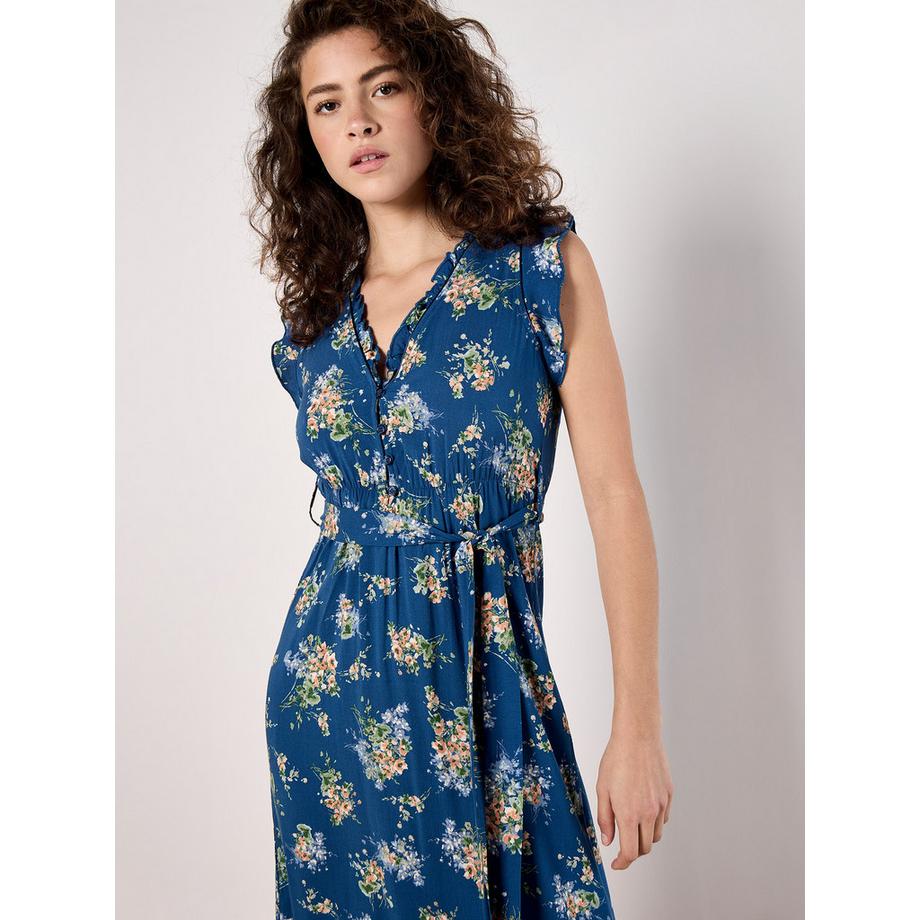 APRICOT Geblümtes Midikleid  