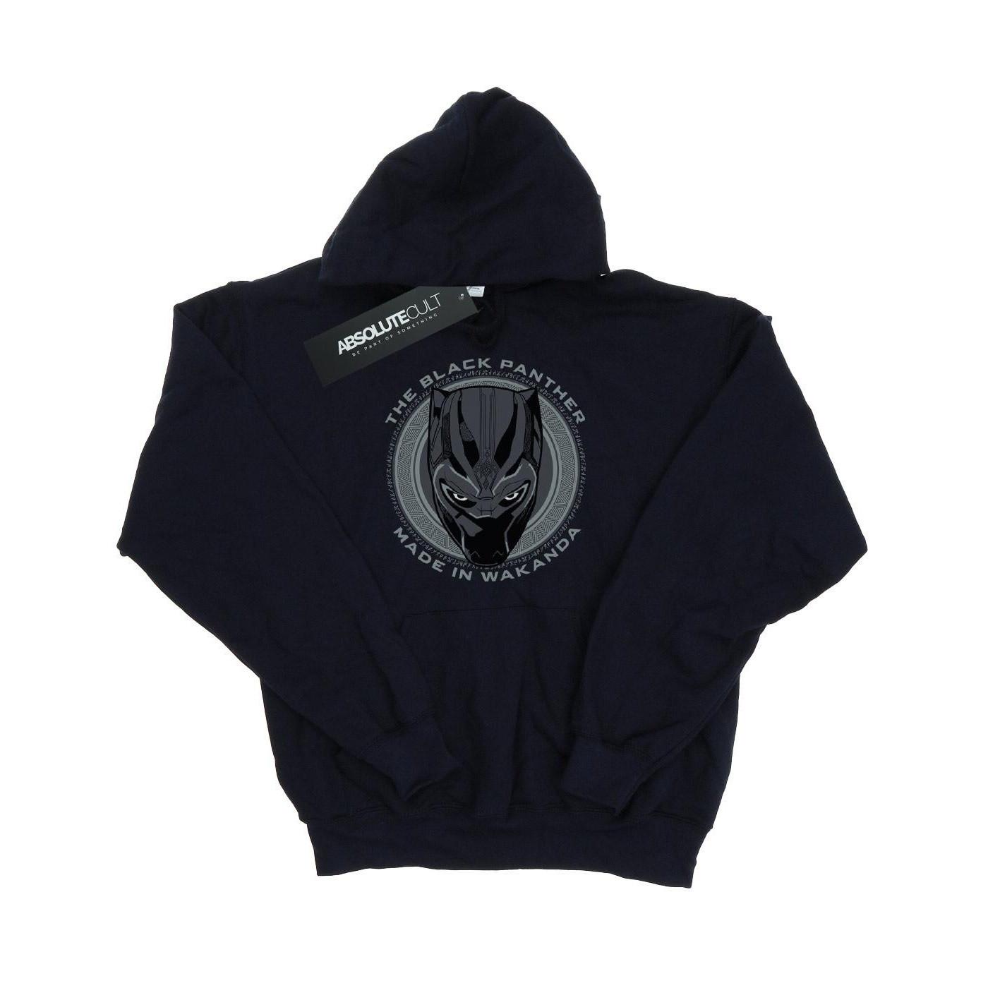 Image of Black Panther Made In Wakanda Kapuzenpullover Jungen Marine 116