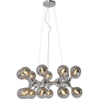 KARE Design Hängeleuchte Atomic Balls silber rund 74  
