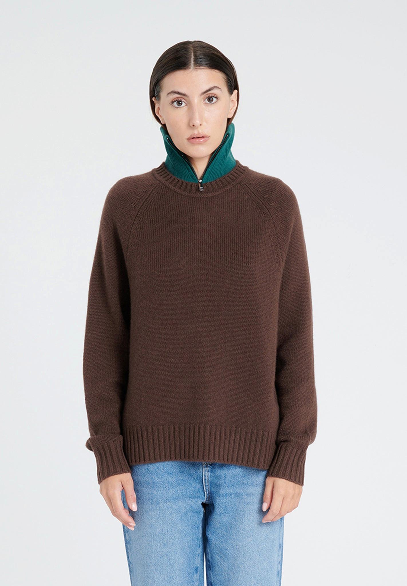 Studio Cashmere8  ZAYA 7 Maglione con maniche raglan a 6 strati - 100% cashmere 