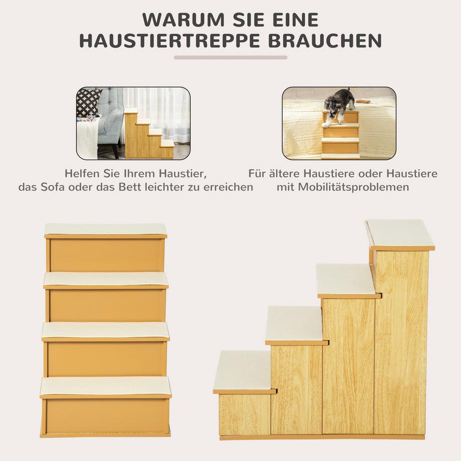 PawHut  Haustiertreppe 