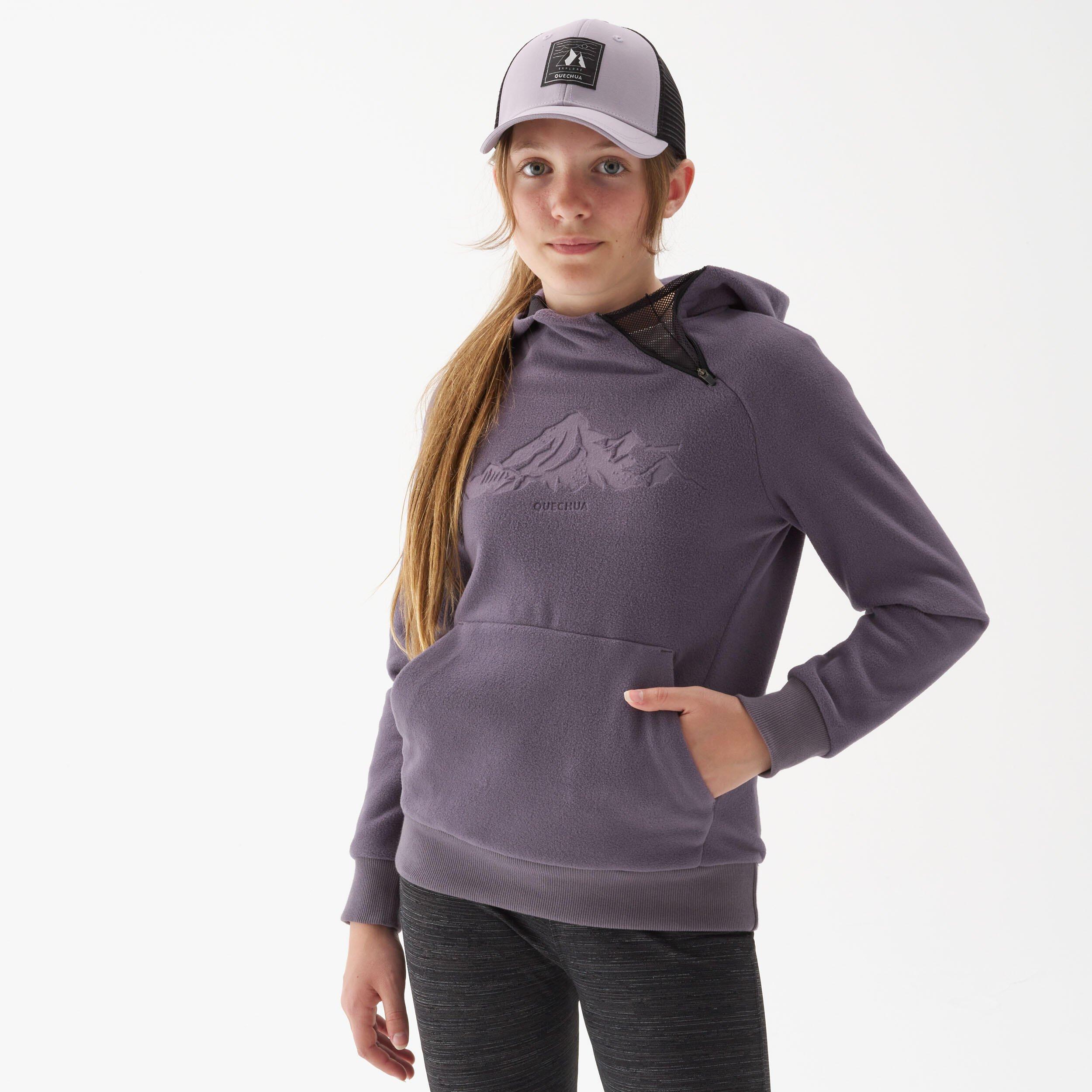 Image of Fleece - Basic Unisex Violett Bedruckt ONE SIZE