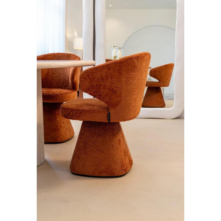 mutoni Table de salle à manger Renaissance beige ronde 130  