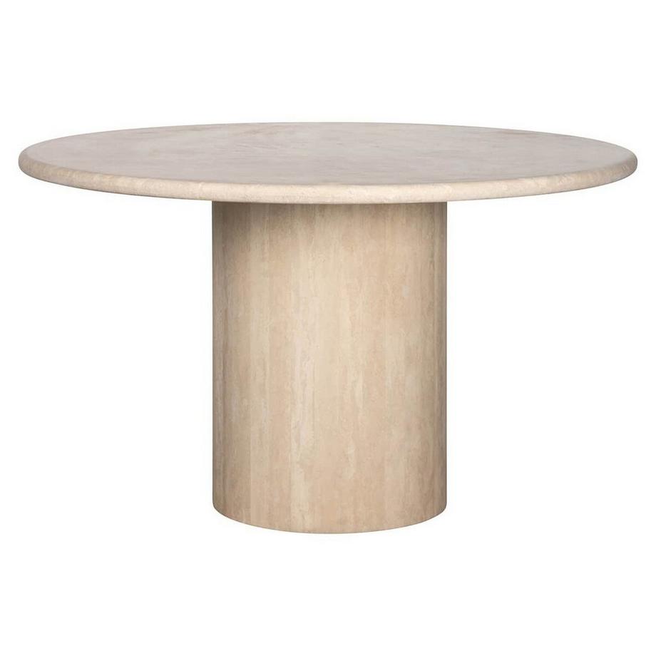 mutoni Table de salle à manger Renaissance beige ronde 130  