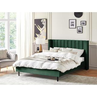 Beliani Bett mit Lattenrost aus Samtstoff Modern VILLETTE  