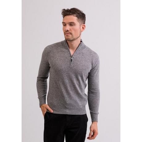 CASH-MERE.CH  Kaschmir Stehkragen Pullover 