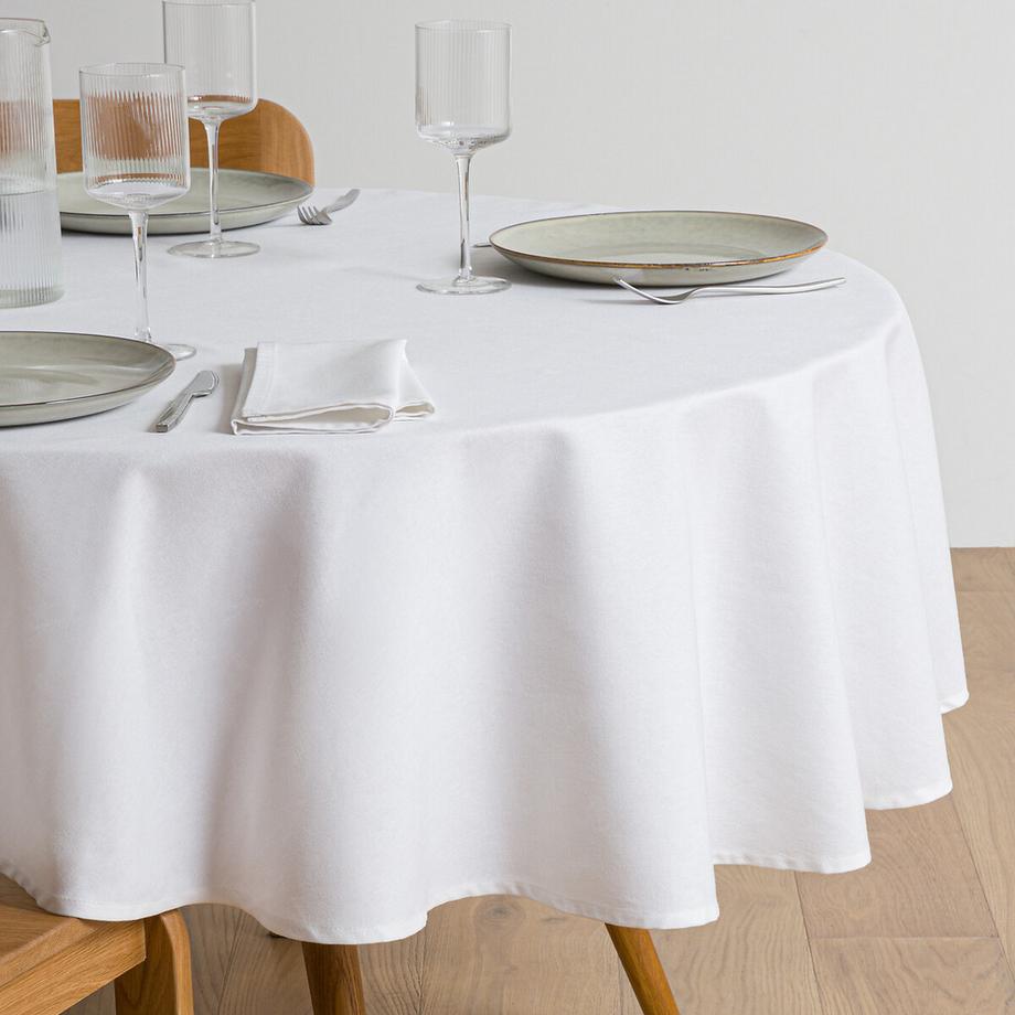 La Redoute Intérieurs Nappe ronde anti-tache coton SCENARIO  