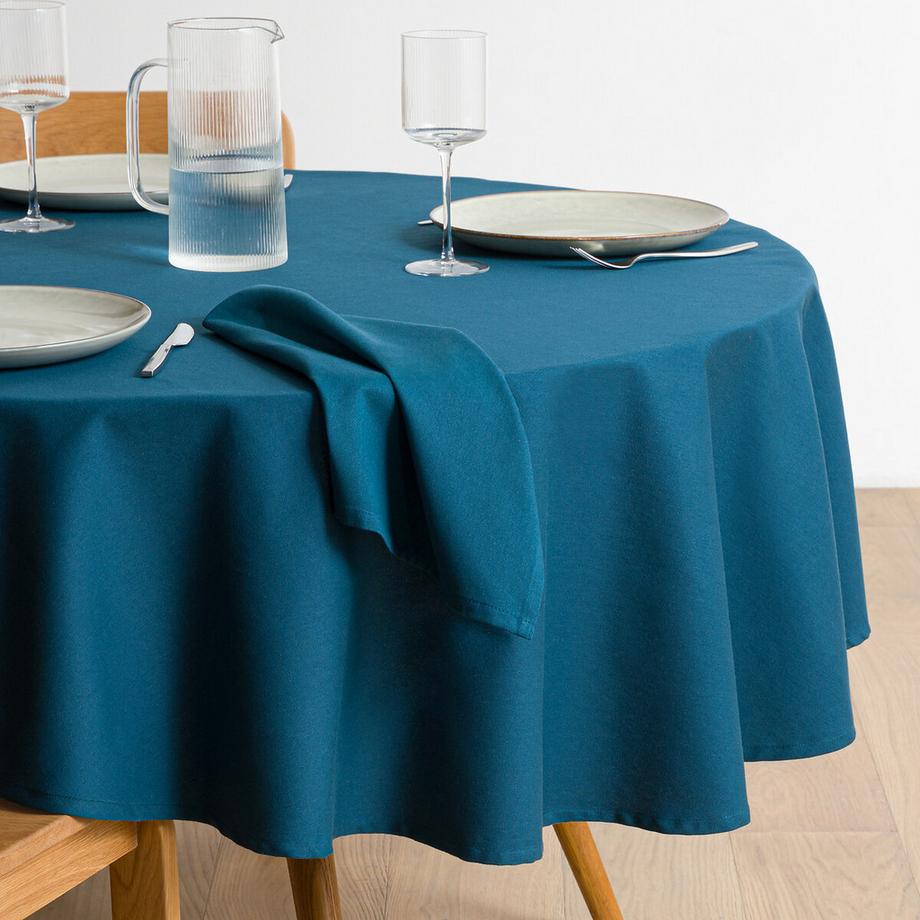 Nappe ronde anti-tache coton SCENARIO