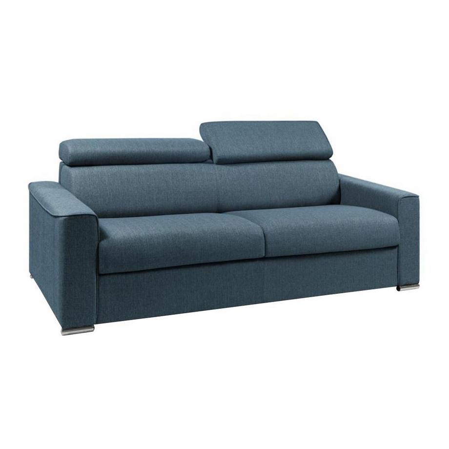 LINEA SOFA Canapé 4 places conible express en tissu VIZIR couchageMatelas  
