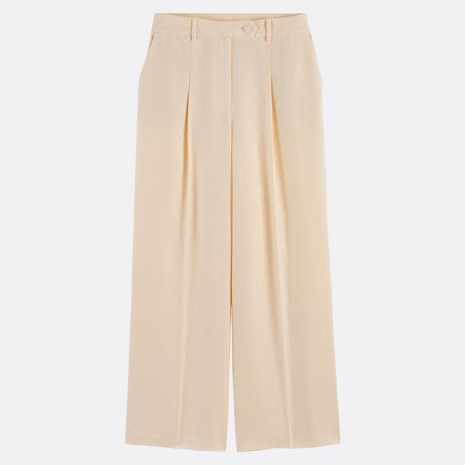 La Redoute Collections Weite Hose mit Abnähern  