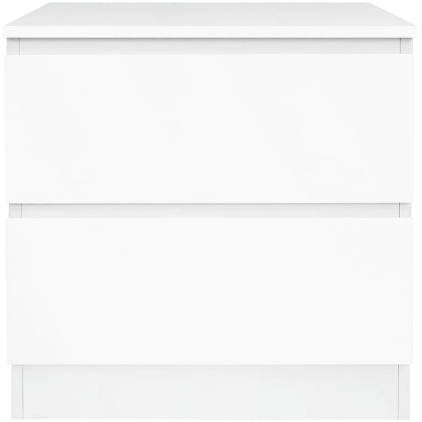Image of Nachtkommode Hochglanz 50x40x52 weiss Nachtkommode Hochglanz 50x40x52 weiss