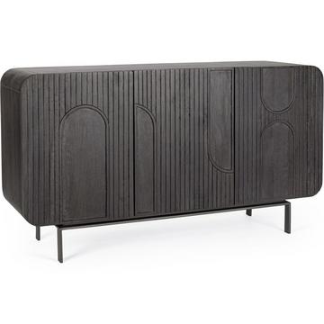 Credenza Orissa nera 145x42