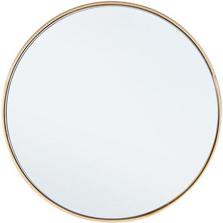 mutoni Miroir Nucleos rond avec cadre doré 40x40  