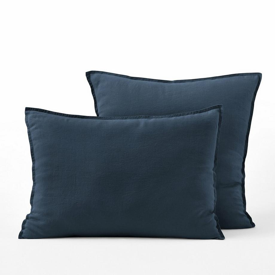 Taie d'oreiller enfant lin lavé