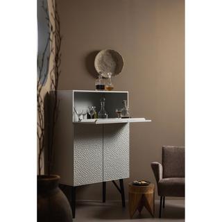 mutoni Meuble bar Sculpté Mangue brume 146x90  