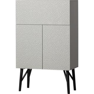 mutoni Mobile bar Mango intagliato nebbia 146x90  