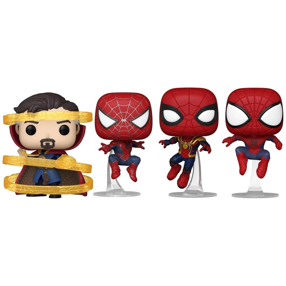 Funko  POP - Packung mit 4 - Marvel - Spider-Man - No way Home 