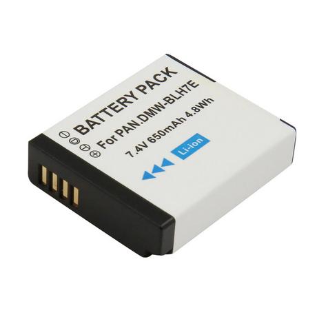 Avizar  Batteria per fotocamera Panasonic DMW-BLH7E Li-ion 7.4V 650mAh 4.8Wh 