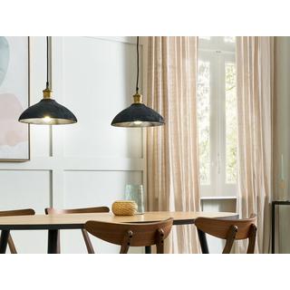 Beliani Lampe suspension en Manguier Boho CHEYYAR  