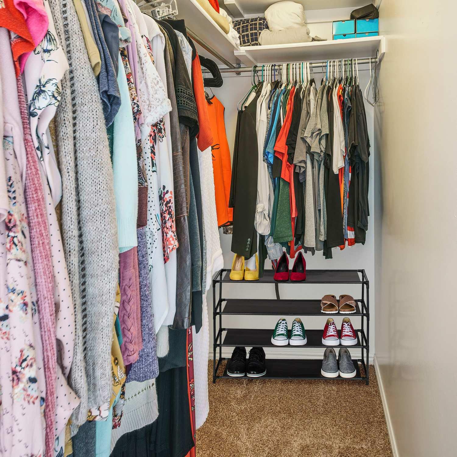 Northix Ripiano per scarpe con ripiani in tessuto  