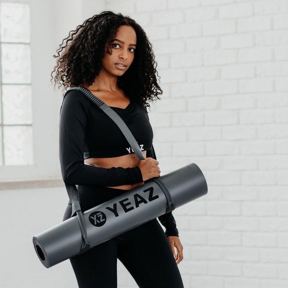 YEAZ  MOVE UP Sangle & tapis de yoga - onyx shadow 