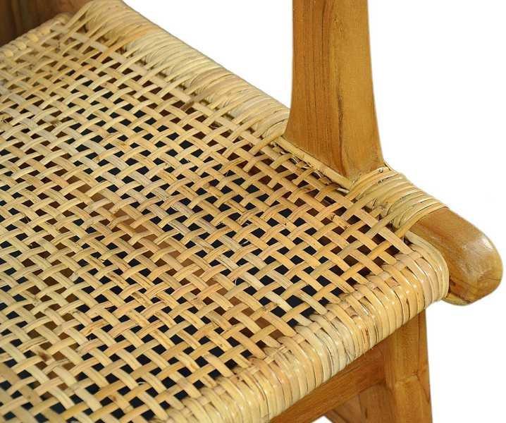 mutoni Poltrona rattan teak naturale  