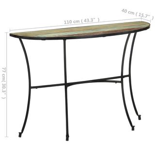 VidaXL Table d'appoint bois  