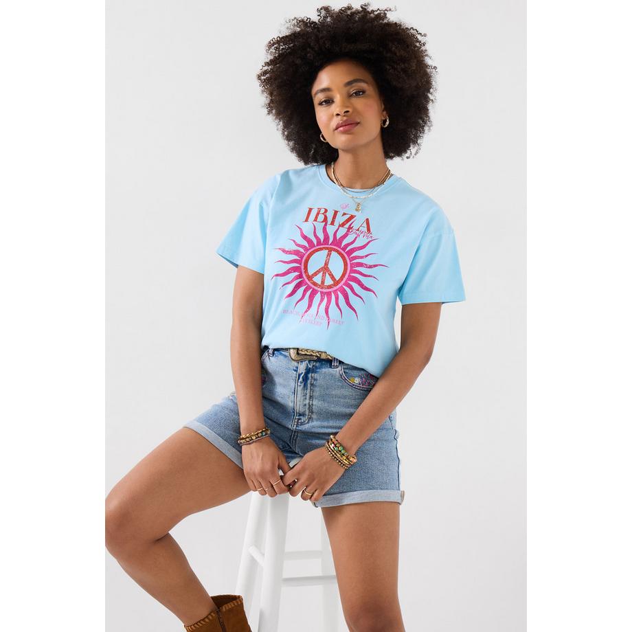 Joe Browns T-Shirt mit Ibiza-Print  