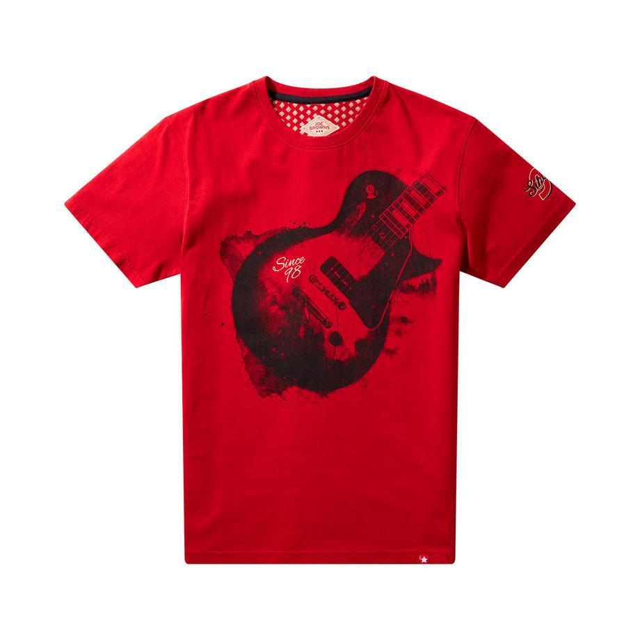 Joe Browns T-Shirt con motivo chitarra effetto acquerello  