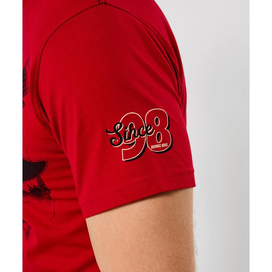 Joe Browns T-Shirt con motivo chitarra effetto acquerello  