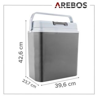 Arebos  Glacière de voiture 20L Glacière thermoélectrique 12V 230V Réfrigérateur 