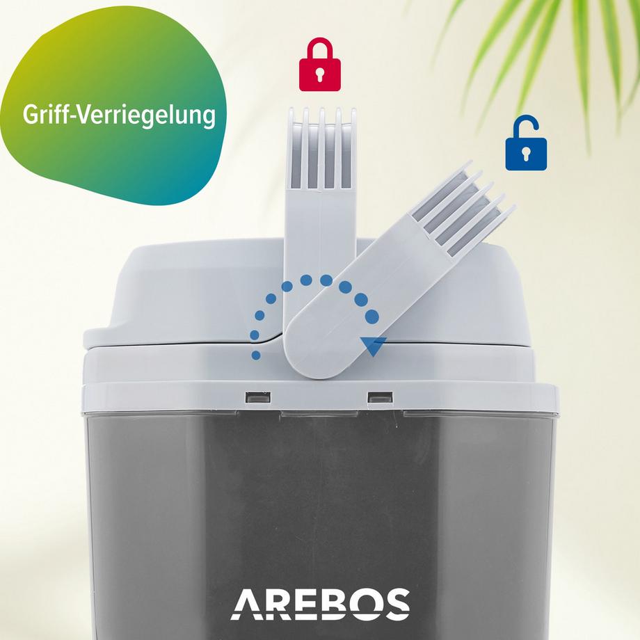 Arebos  Glacière de voiture 20L Glacière thermoélectrique 12V 230V Réfrigérateur 
