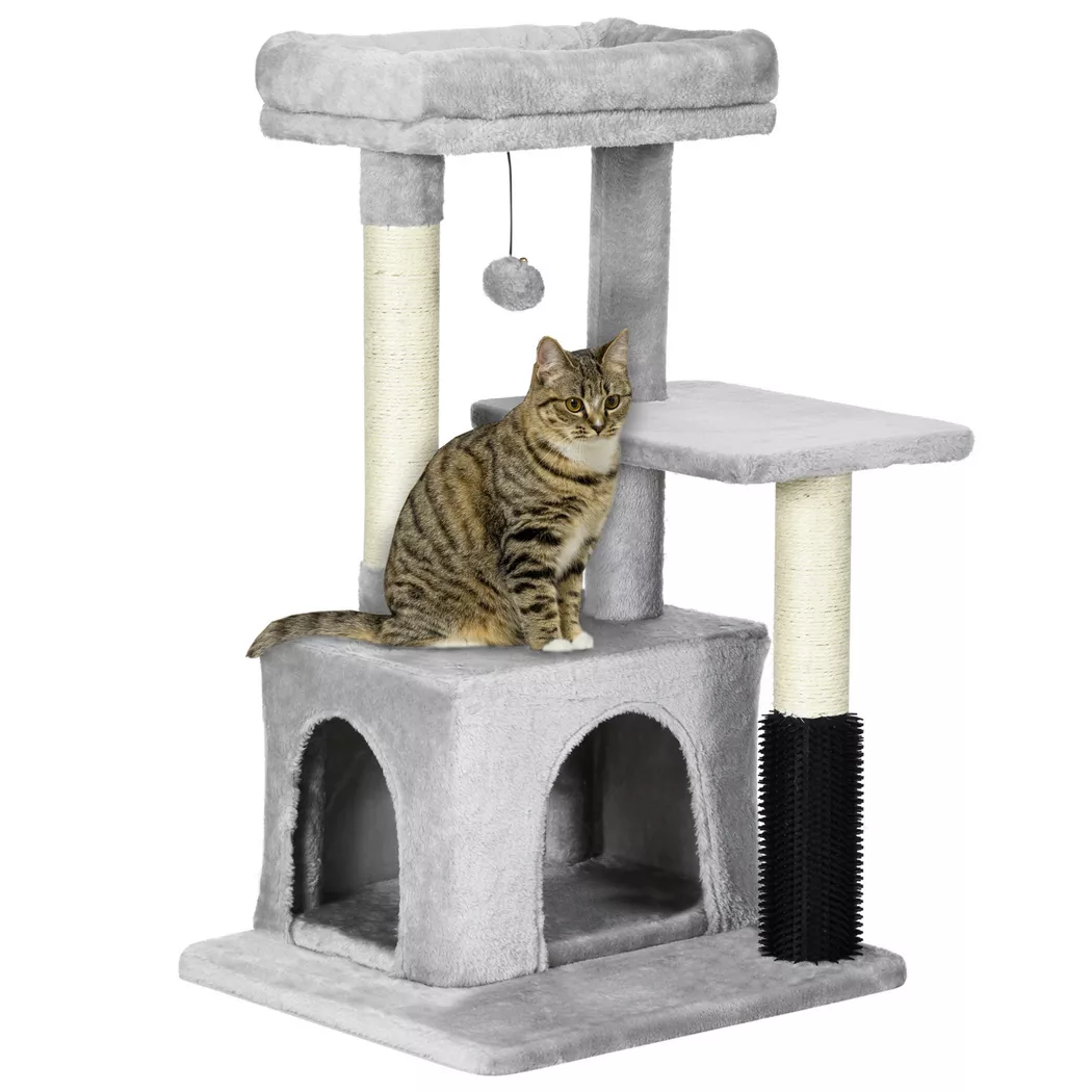 PawHut - Kratzbaum, One Size, Grau