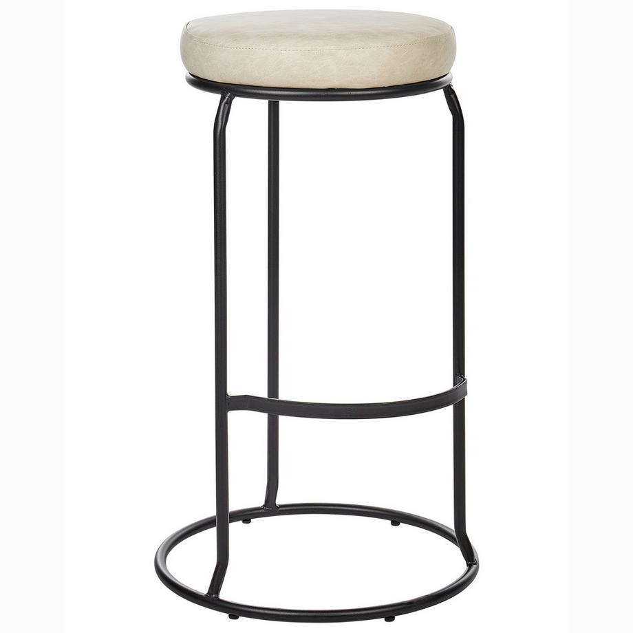 Beliani Set mit 2 Barhockern aus Kunstleder  MILROY  