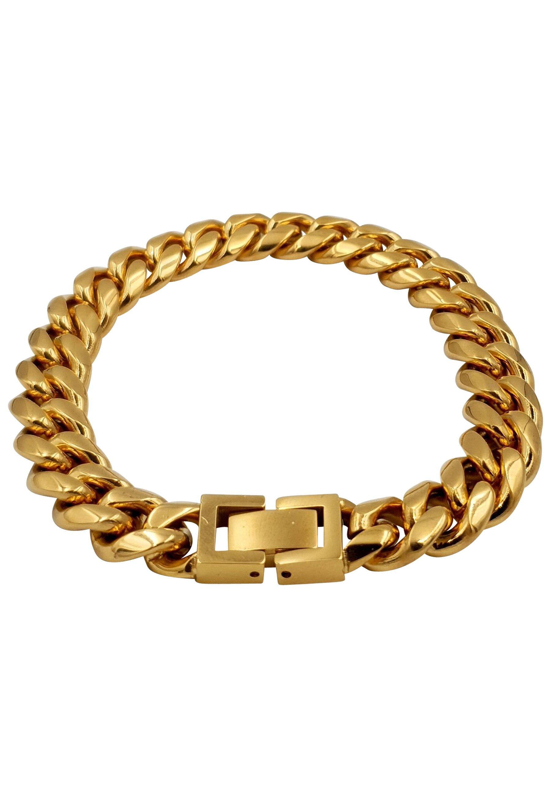 Image of Cuban Style Armband Unisex Gelbgold 20.5CM