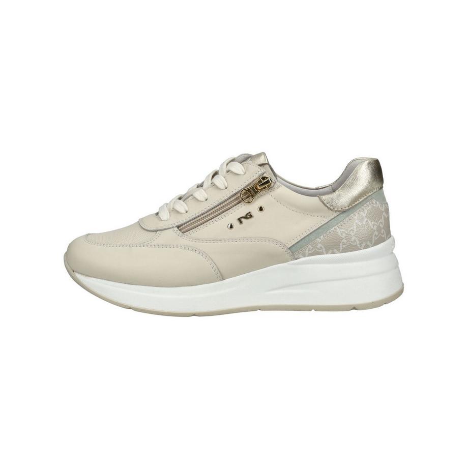 Nero Giardini Sneaker con Cerniera Laterale e Dettagli Metallici  