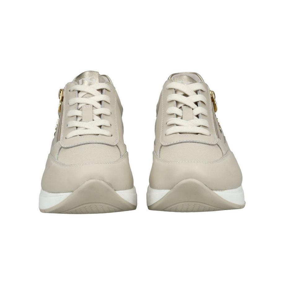 Nero Giardini Sneaker con Cerniera Laterale e Dettagli Metallici  