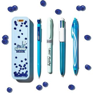 BiC BIC Summer Metal Box 978217 blue 4 Stück  