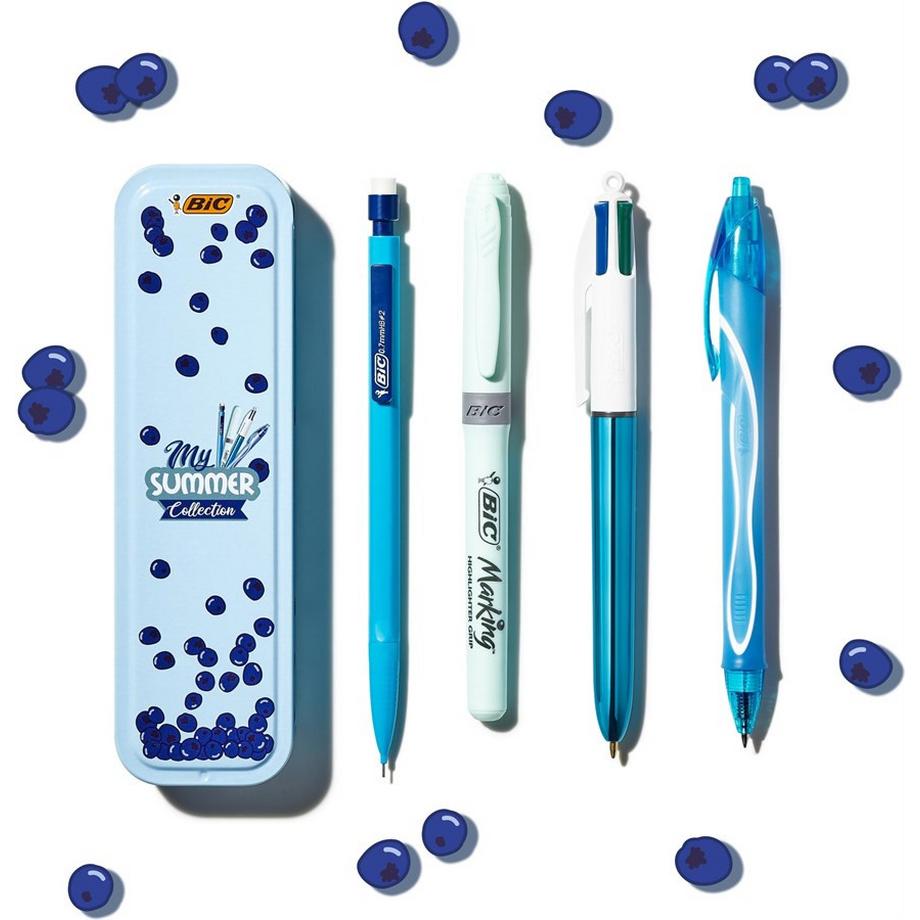 BiC Summer blue Box Metall  