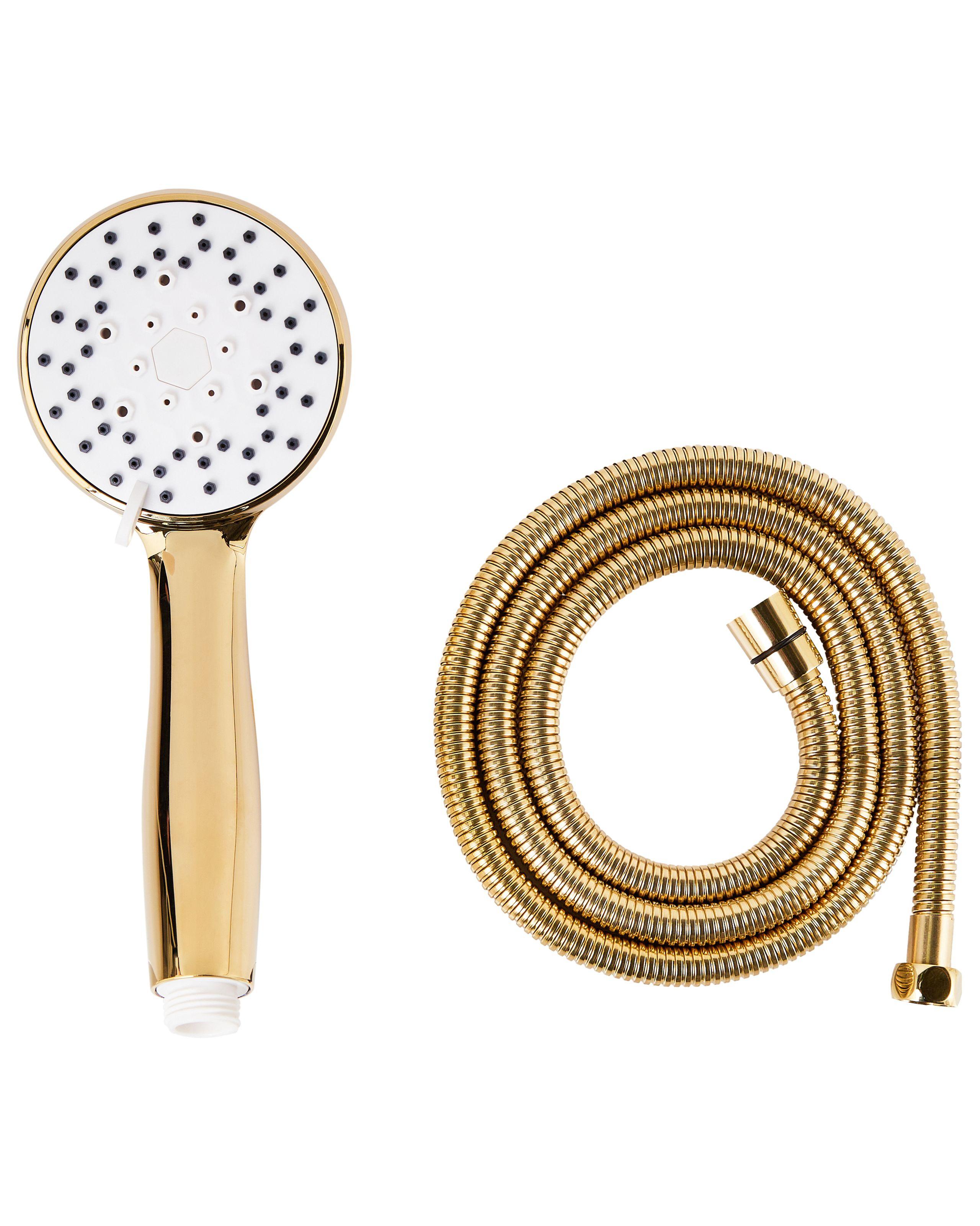 Beliani Duschkopf mit Schlauch aus ABS (robuster Kunststoff) Klassisch MACAY  