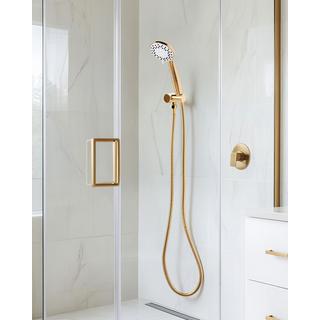 Beliani Duschkopf mit Schlauch aus ABS (robuster Kunststoff) Klassisch MACAY  