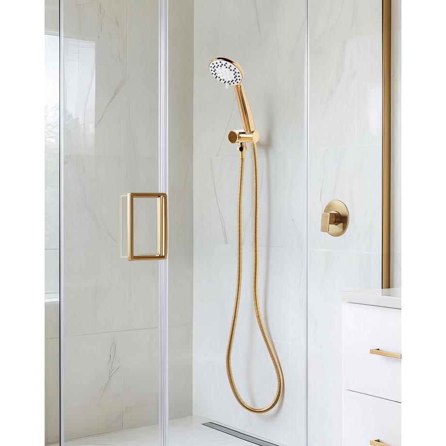 Beliani Kit doccia con soffione e flessibile en ABS (materiale sintetico resistente) Classico MACAY  